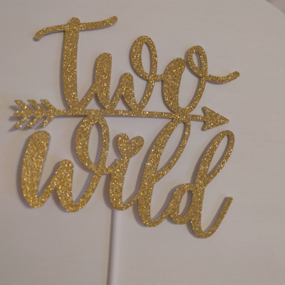 Two Wild Cake Topper
